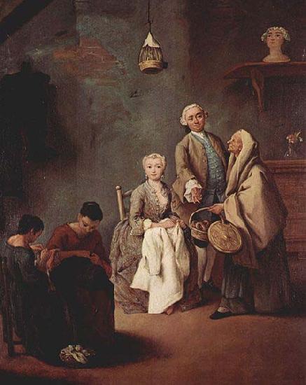 Pietro Longhi Die Schule der Arbeit oil painting image